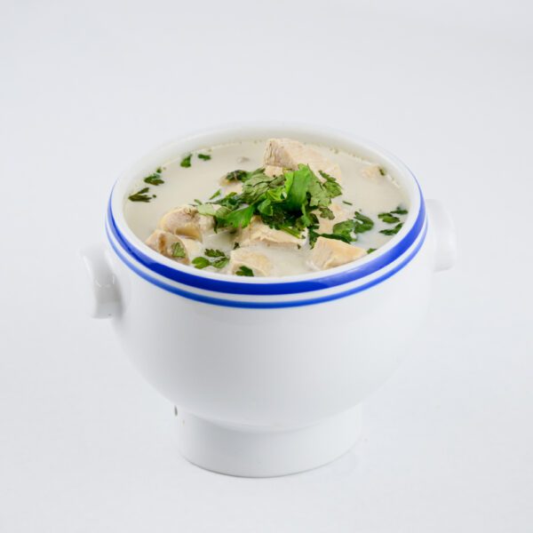 Thai Poulet und Pilz Suppe