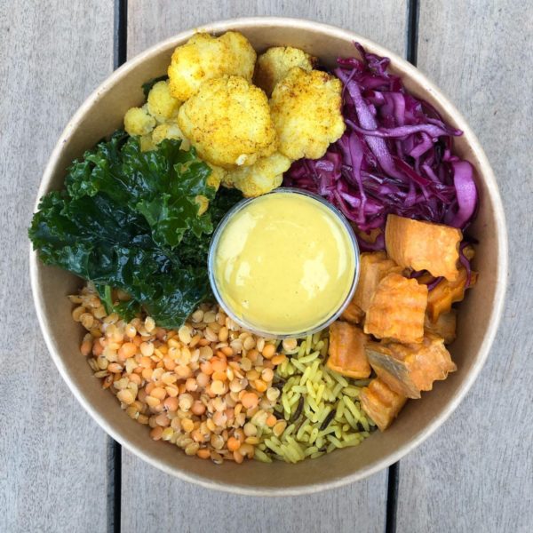 Indian Lentil and Rice Bowl (Vegan)