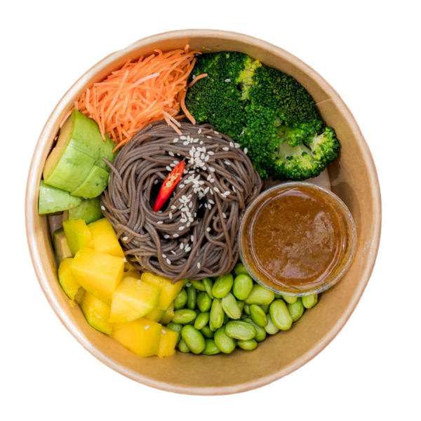 Asian Soba Noodle Bowl (Vegan)