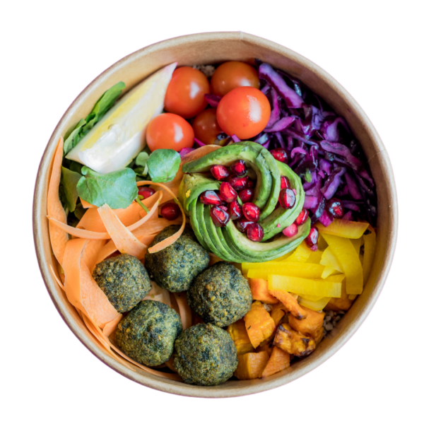 Rainbow Falafel Bowl (Vegan)